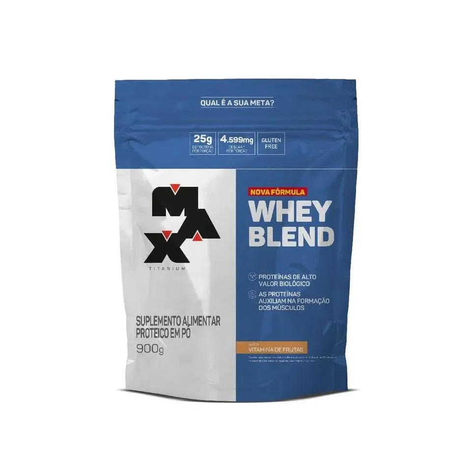 WHEY BLEND REFIL (900G) - SABOR: VITAMINA DE FRUTAS