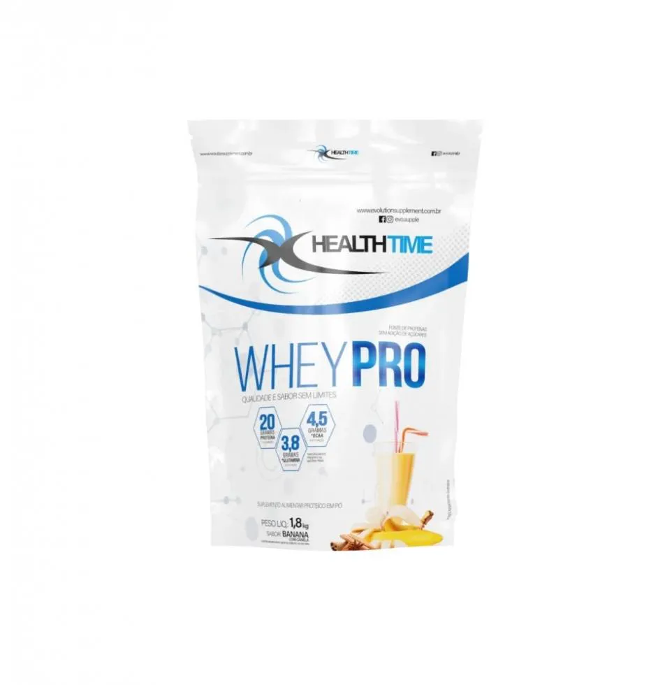 WHEY PRO REFIL (1,8KG) - SABOR: BANANA C/ CANELA