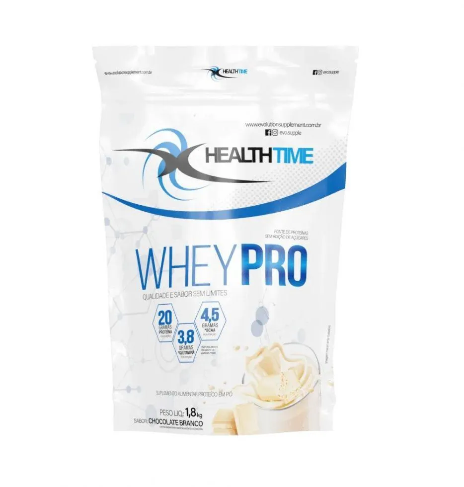 WHEY PRO REFIL (1,8KG) - SABOR: CHOCOLATE BRANCO