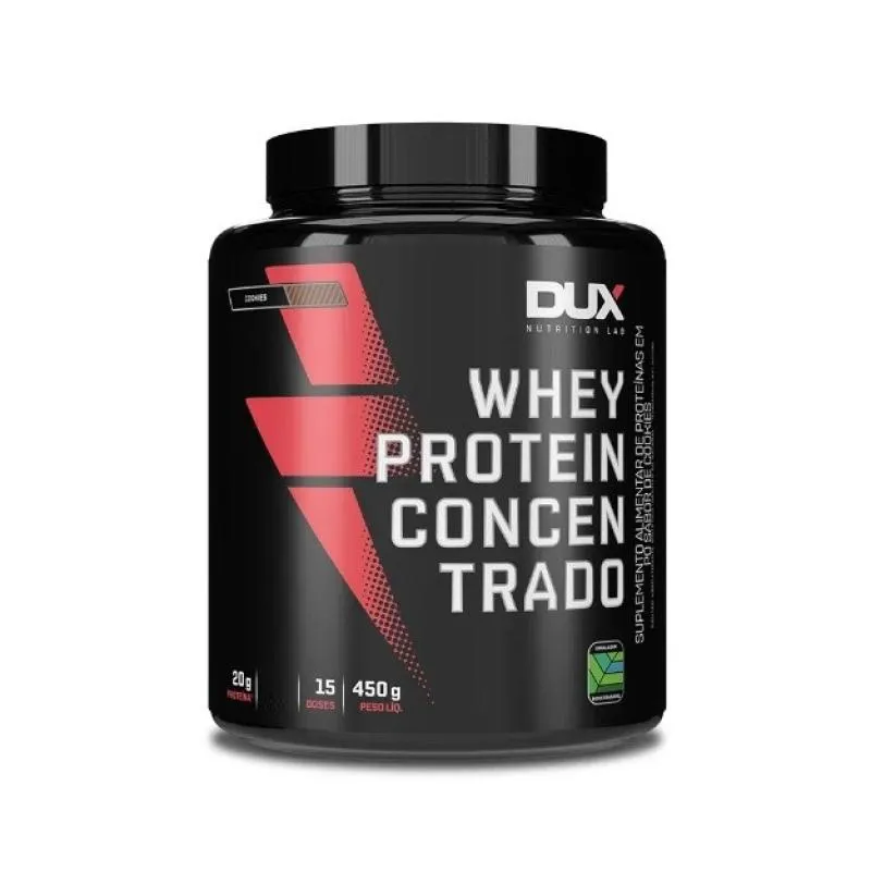 WHEY PROTEIN CONCENTRADO POTE (450G) - SABOR: COOKIES