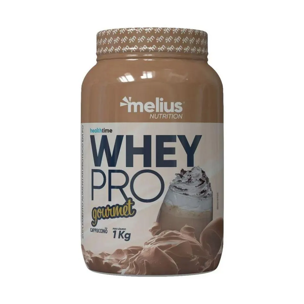 WHEY PRO GOURMET (1KG) - SABOR: CAPPUCCINO