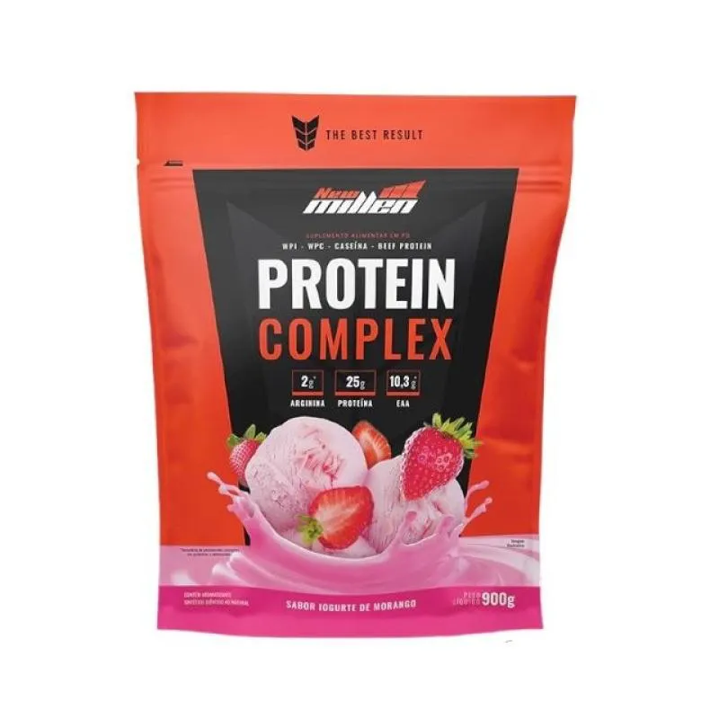 PROTEIN COMPLEX (900G) - SABOR: IOGURTE DE MORANGO