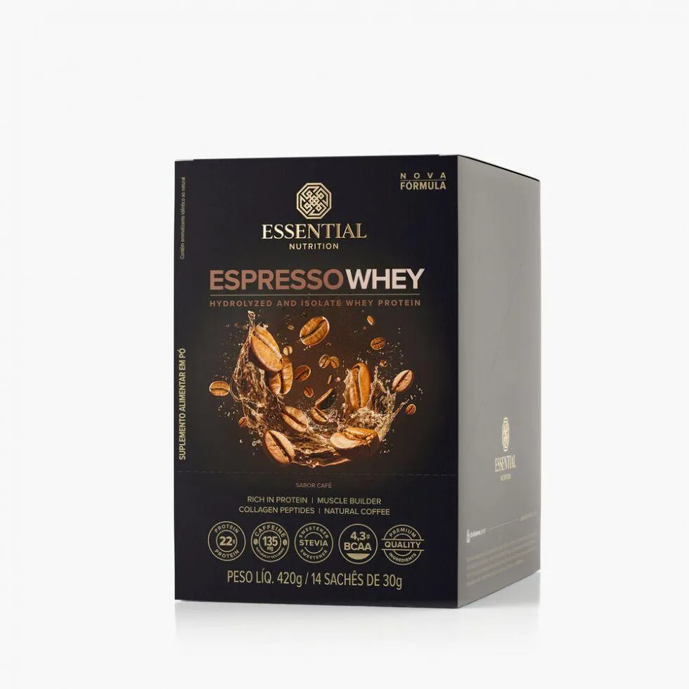 ESPRESSO WHEY DISPLAY (14 SACHêS 30G) - SABOR: CAFé