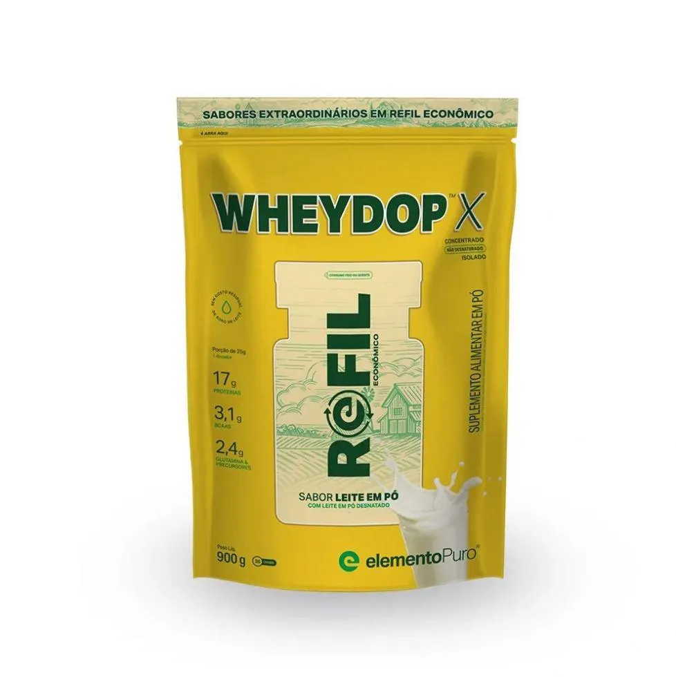 WHEYDOP-X REFIL (900G) - SABOR: LEITE EM Pó