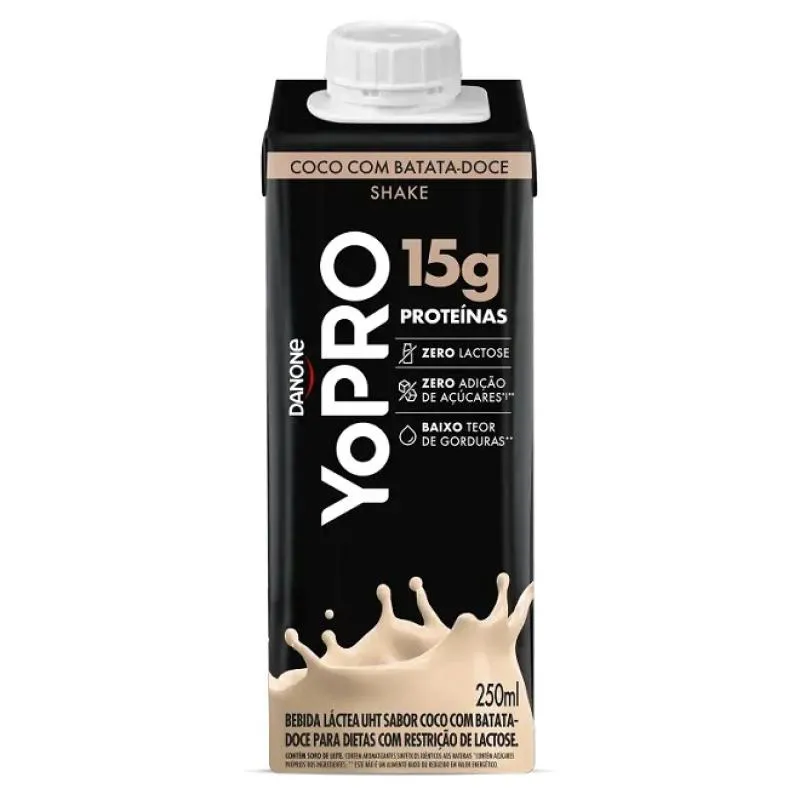YOPRO (250ML) - SABOR: COCO COM BATATA-DOCE