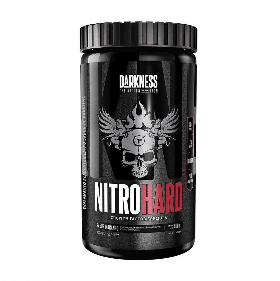 NITRO HARD (900G) - SABOR: MORANGO