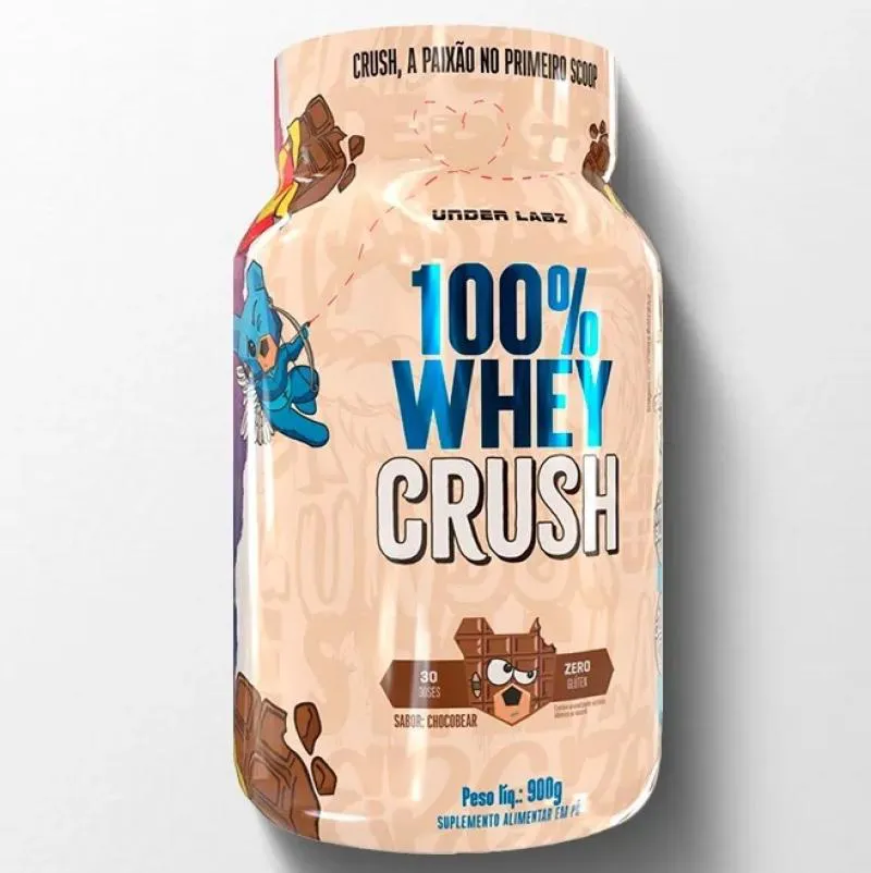 100% WHEY CRUSH (900G) - SABOR: CHOCOBEAR