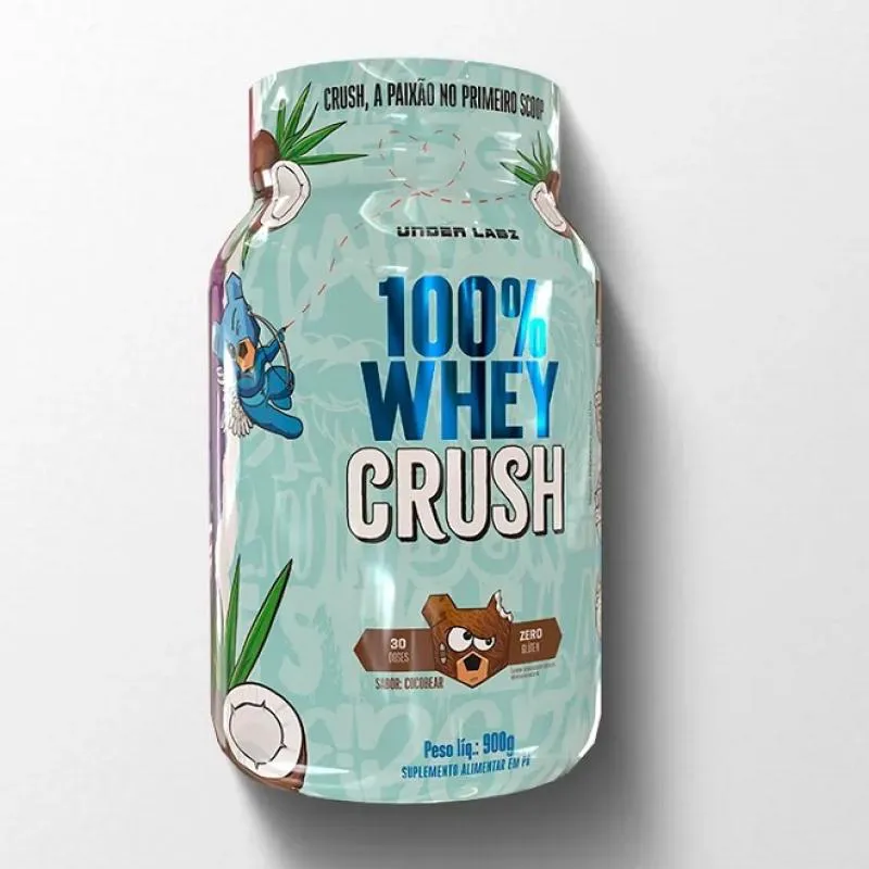 100% WHEY CRUSH (900G) - SABOR: COCOBEAR