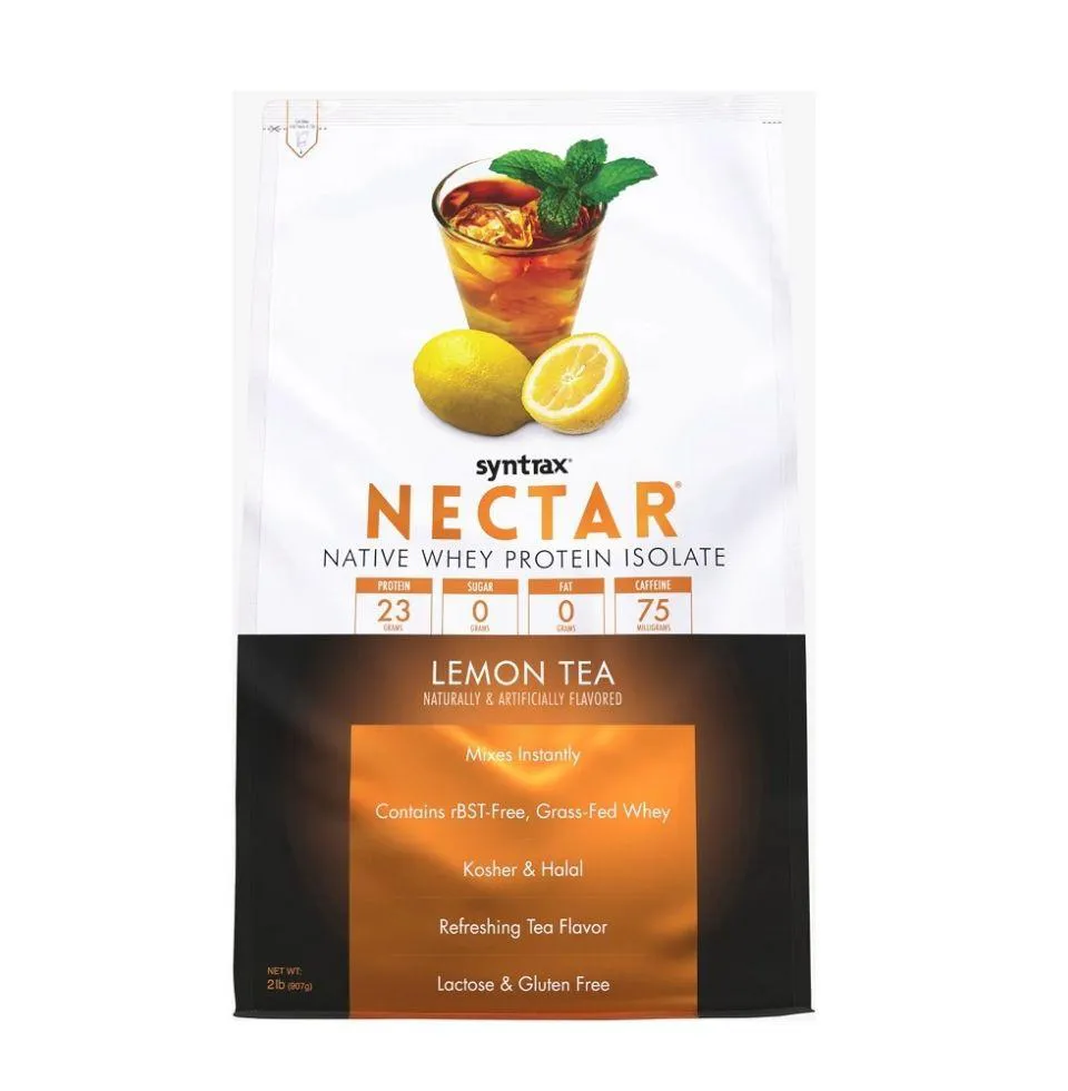 NECTAR WHEY ISOLATE REFIL (907G) - SABOR: LEMON TEA