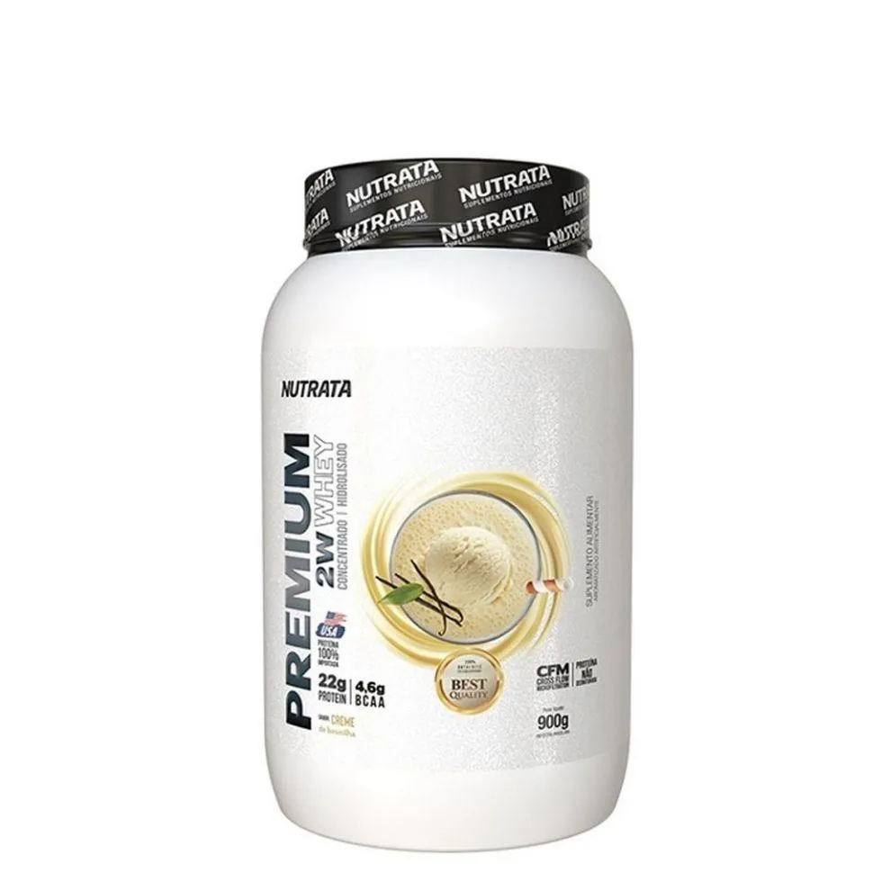 PREMIUM WHEY (900G) - SABOR: CREME DE BAUNILHA