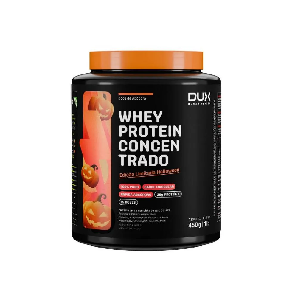 WHEY PROTEIN CONCENTRADO POTE (450G) - SABOR: DOCE DE ABOBORA