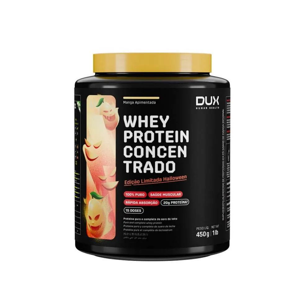 WHEY PROTEIN CONCENTRADO POTE (450G) - SABOR: MANGA APIMENTADA