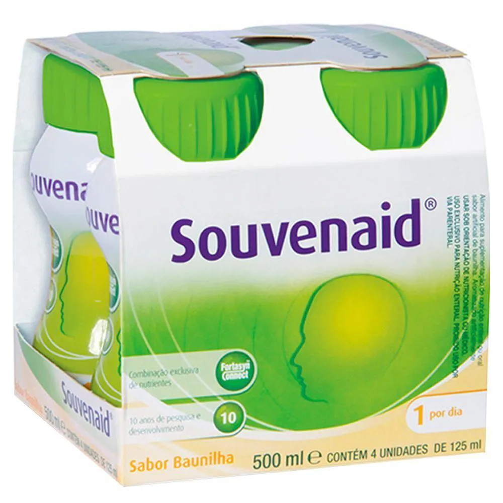 SOUVENAID C/4 BAUNILHA 125ML