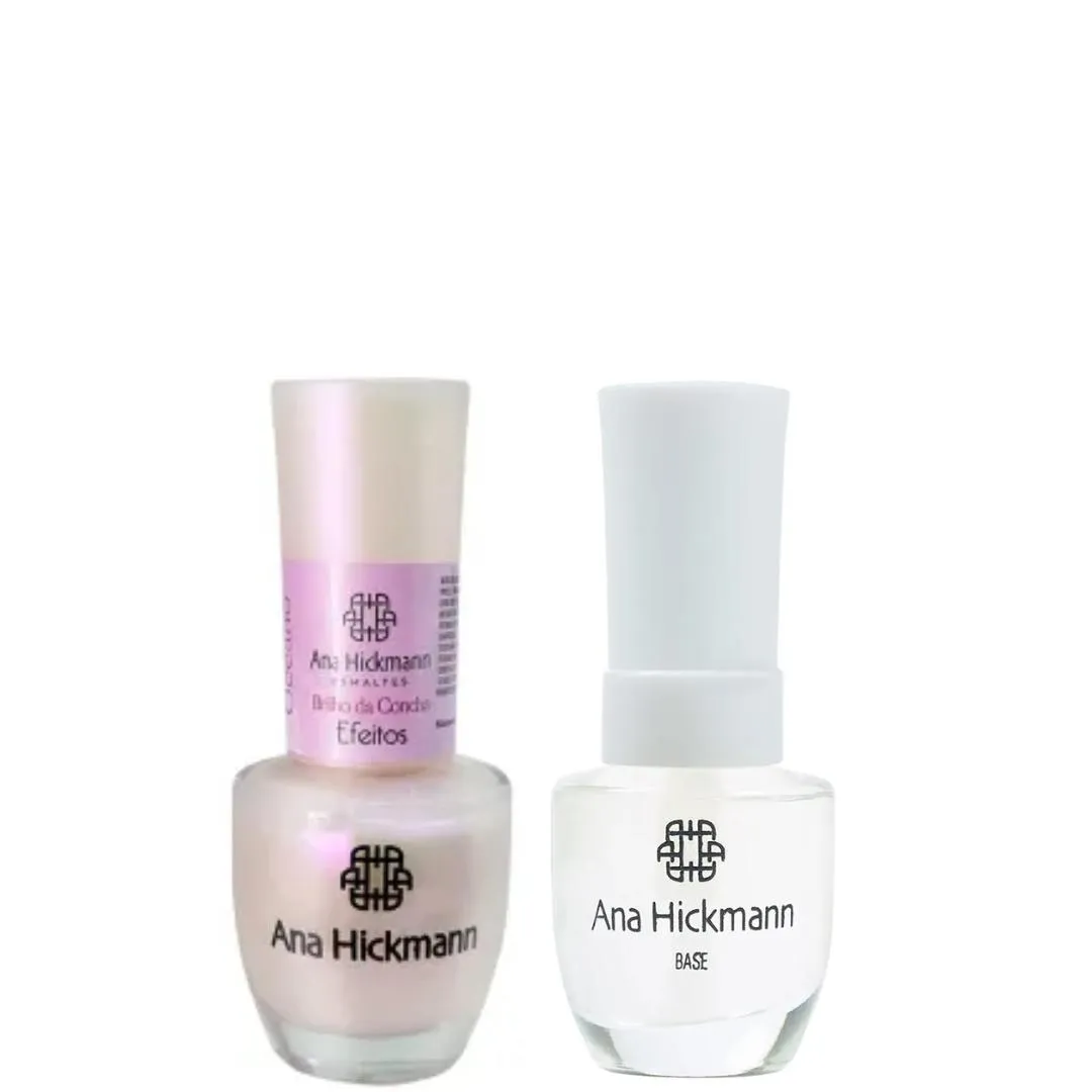 ANA HICKMANN KIT DE ESMALTE COR BRILHO DA CONCHA + BASE