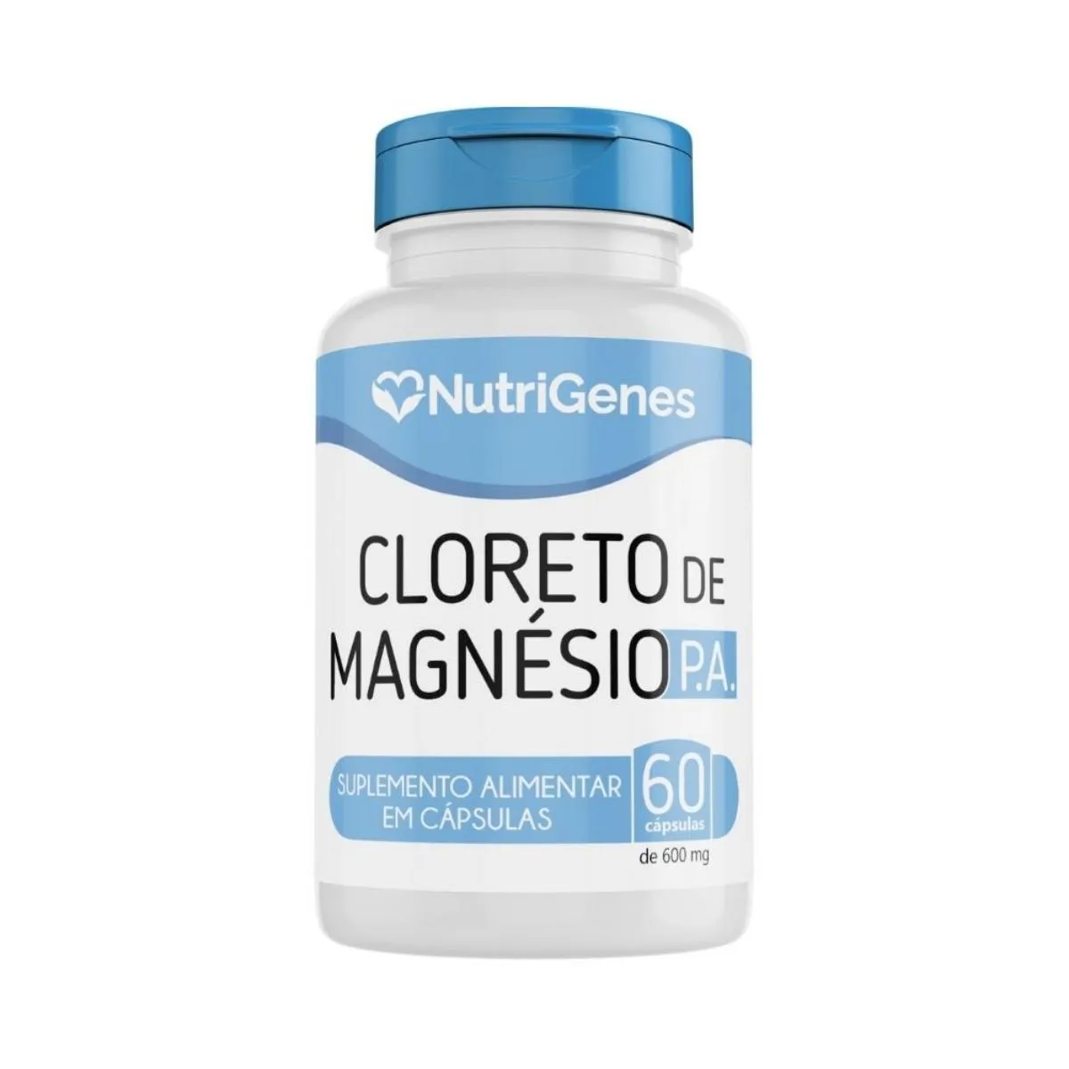 CLORETO DE MAGNéSIO PA 60CAPS/800MG NUTRIGENES