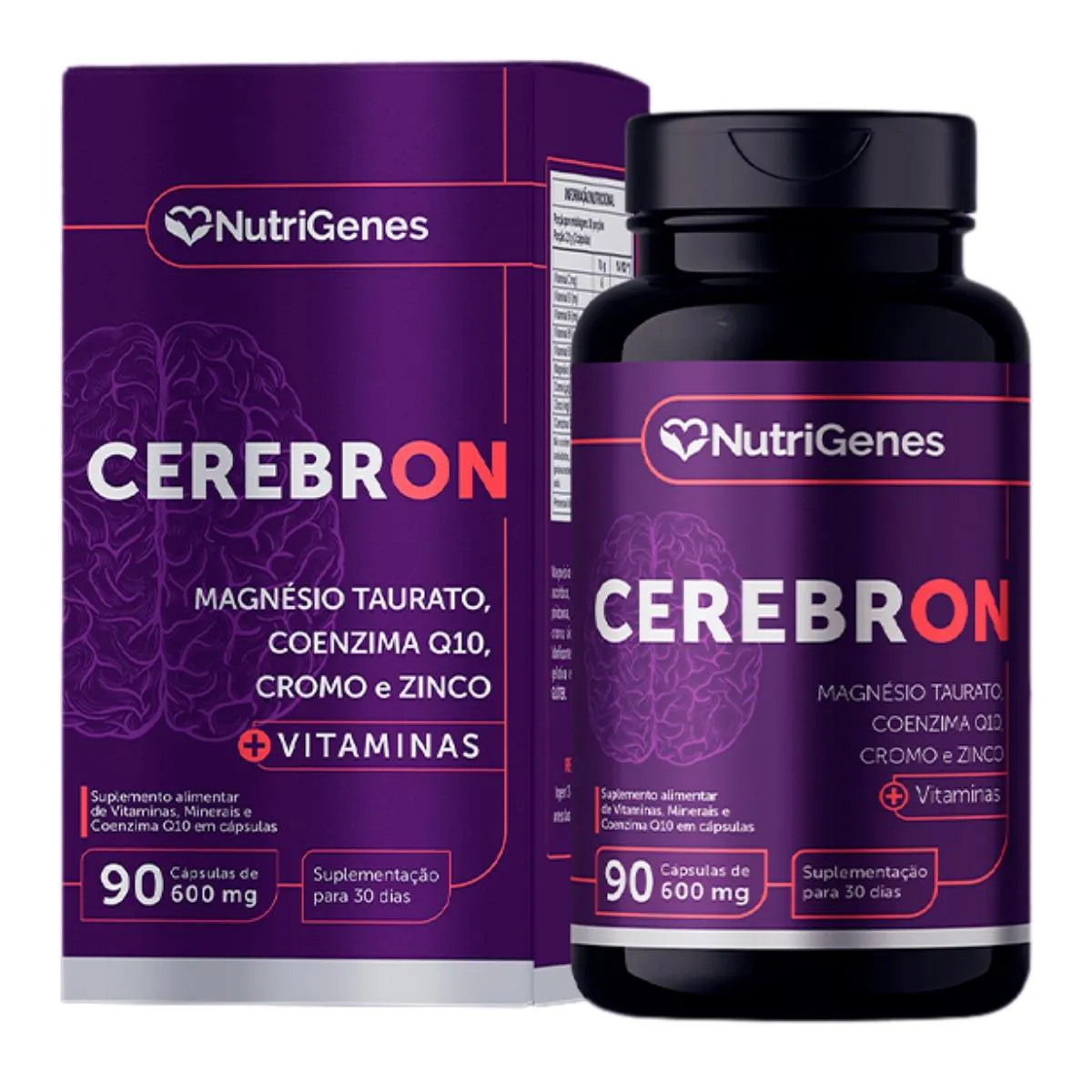 CEREBRON 90CAPS/600MG NUTRIGENES