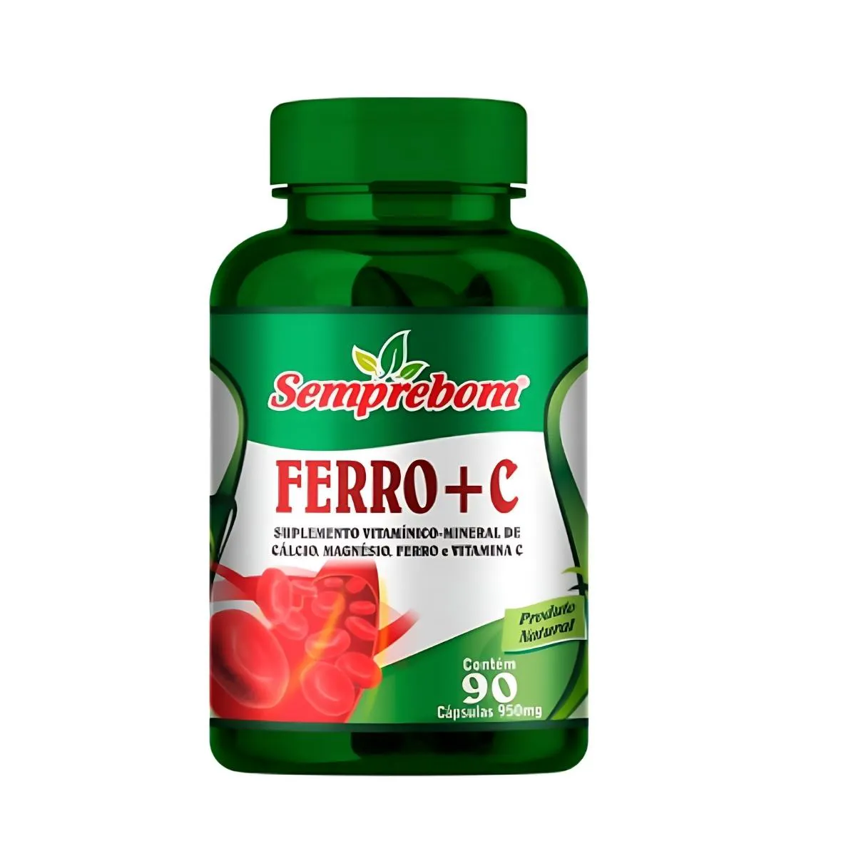 FERRO C SEMPREBOM 270 CAPS 950MG