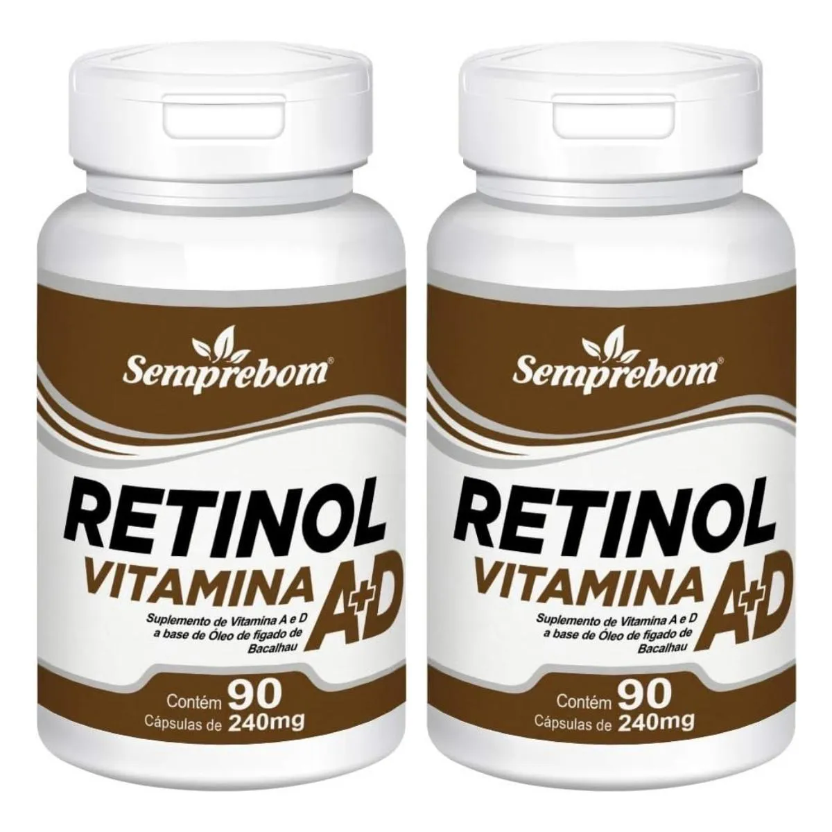 RETINOL VITAMINA A D SEMPREBOM 180 CAP DE 240MG