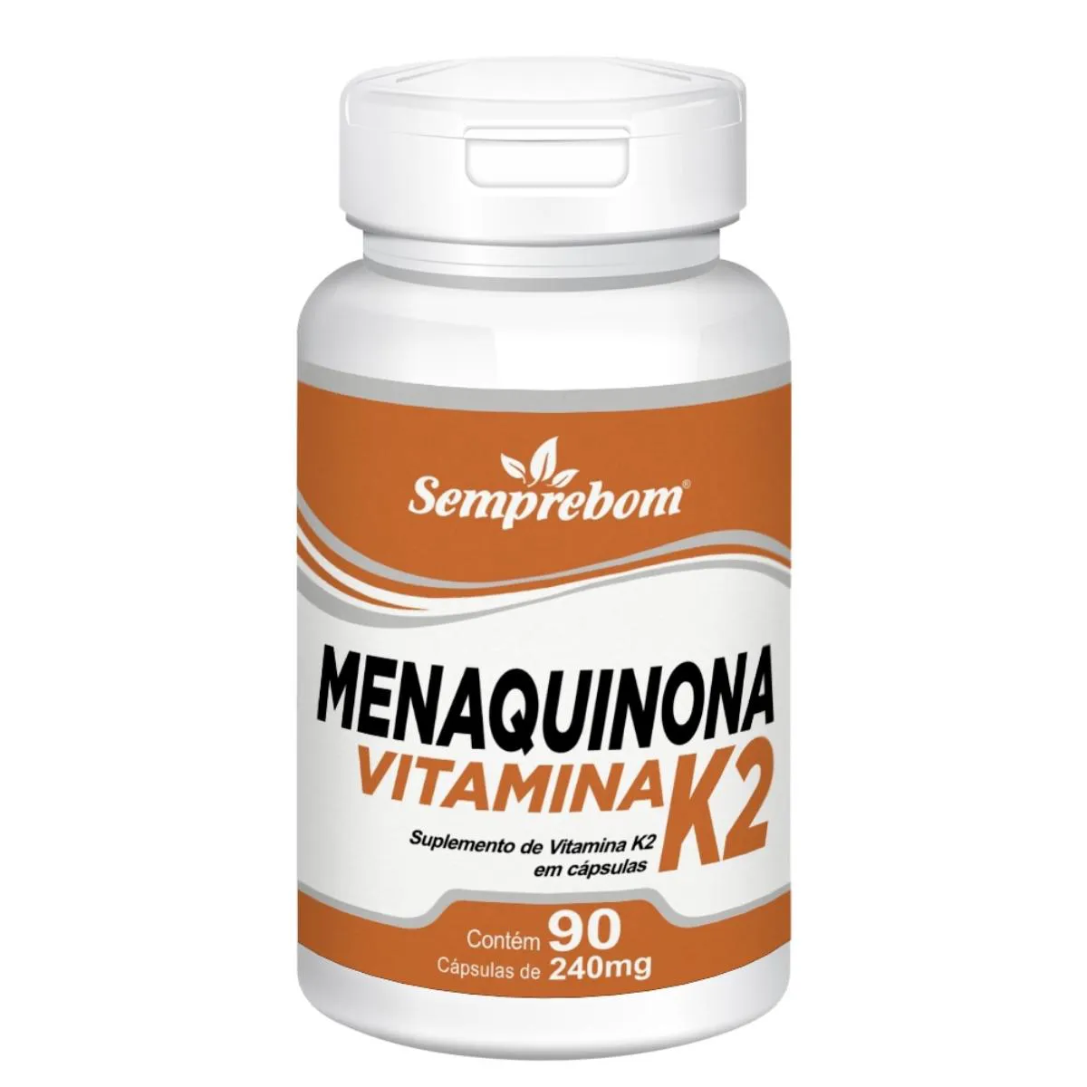 MENAQUINONA VITAMINA K2 SEMPREBOM 180 CAP DE 240MG