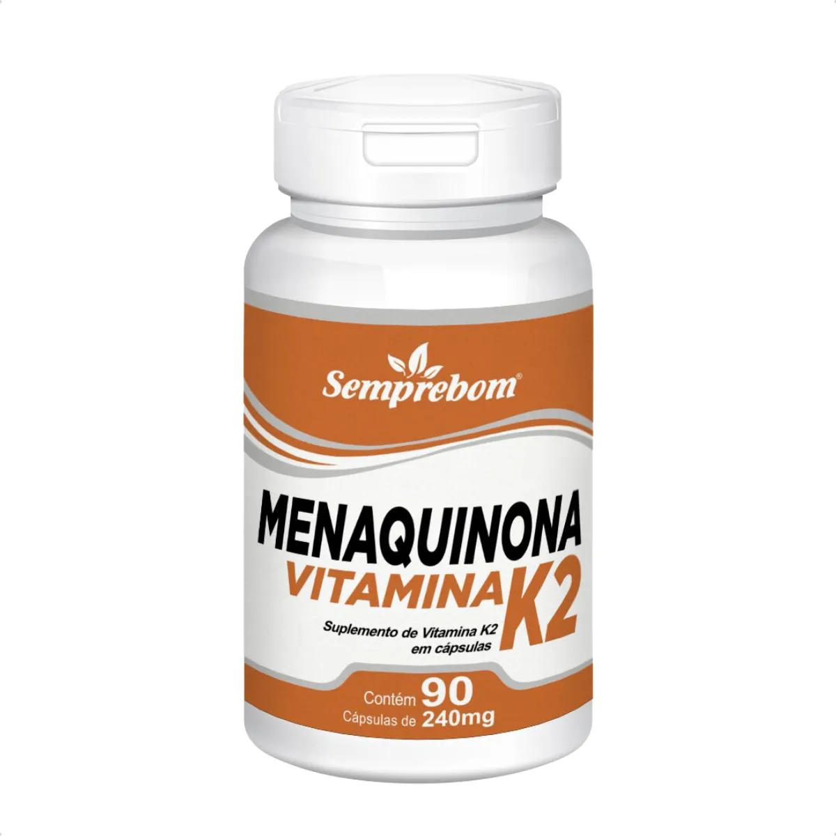 MENAQUINONA VITAMINA K2 SEMPREBOM 90 CAP DE 240MG