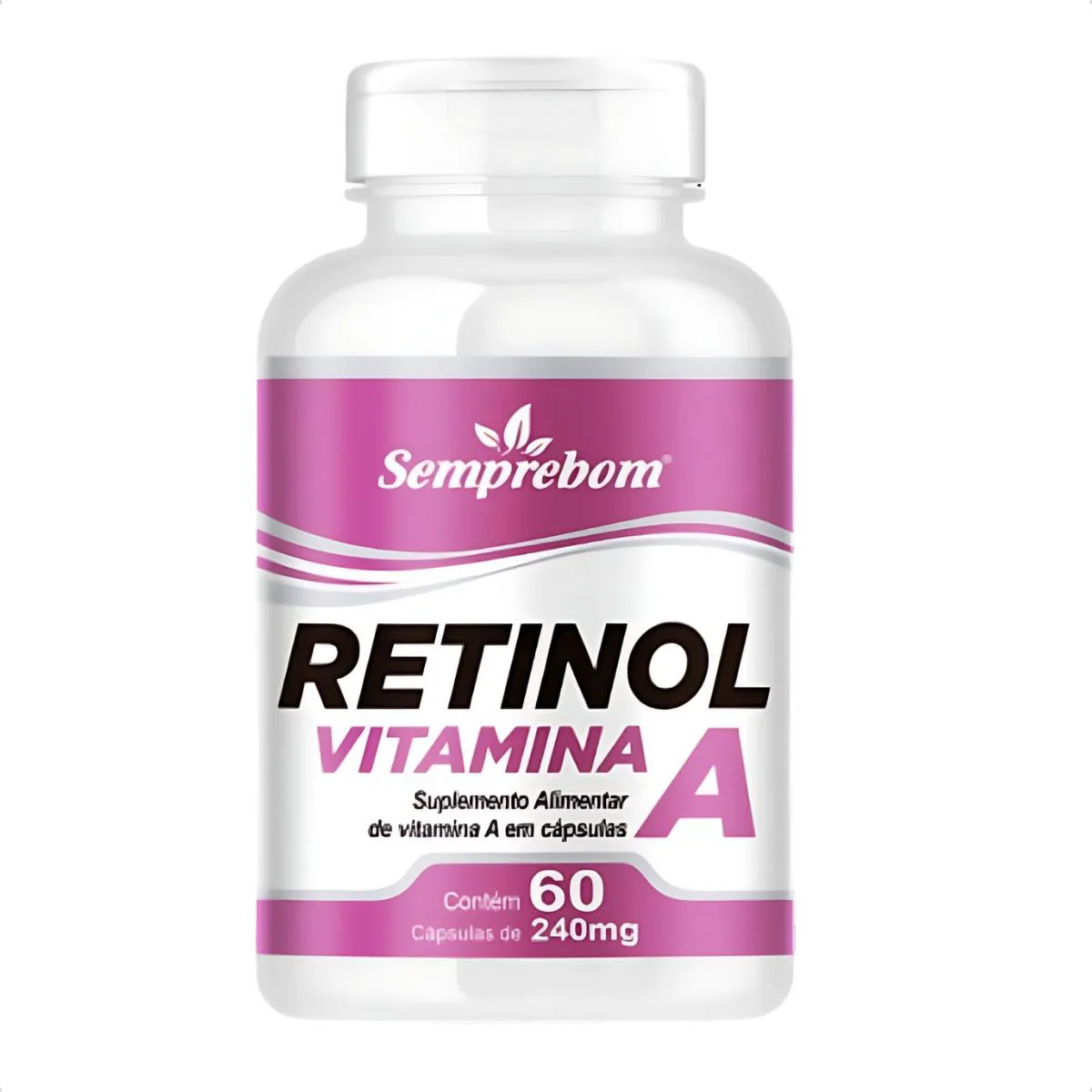 RETINOL VITAMINA A – SEMPREBOM – 60 CAP. DE 240 MG.