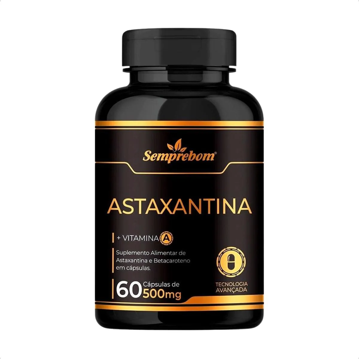 ASTAXANTINA SEMPREBOM 60 CAPSULAS 500MG
