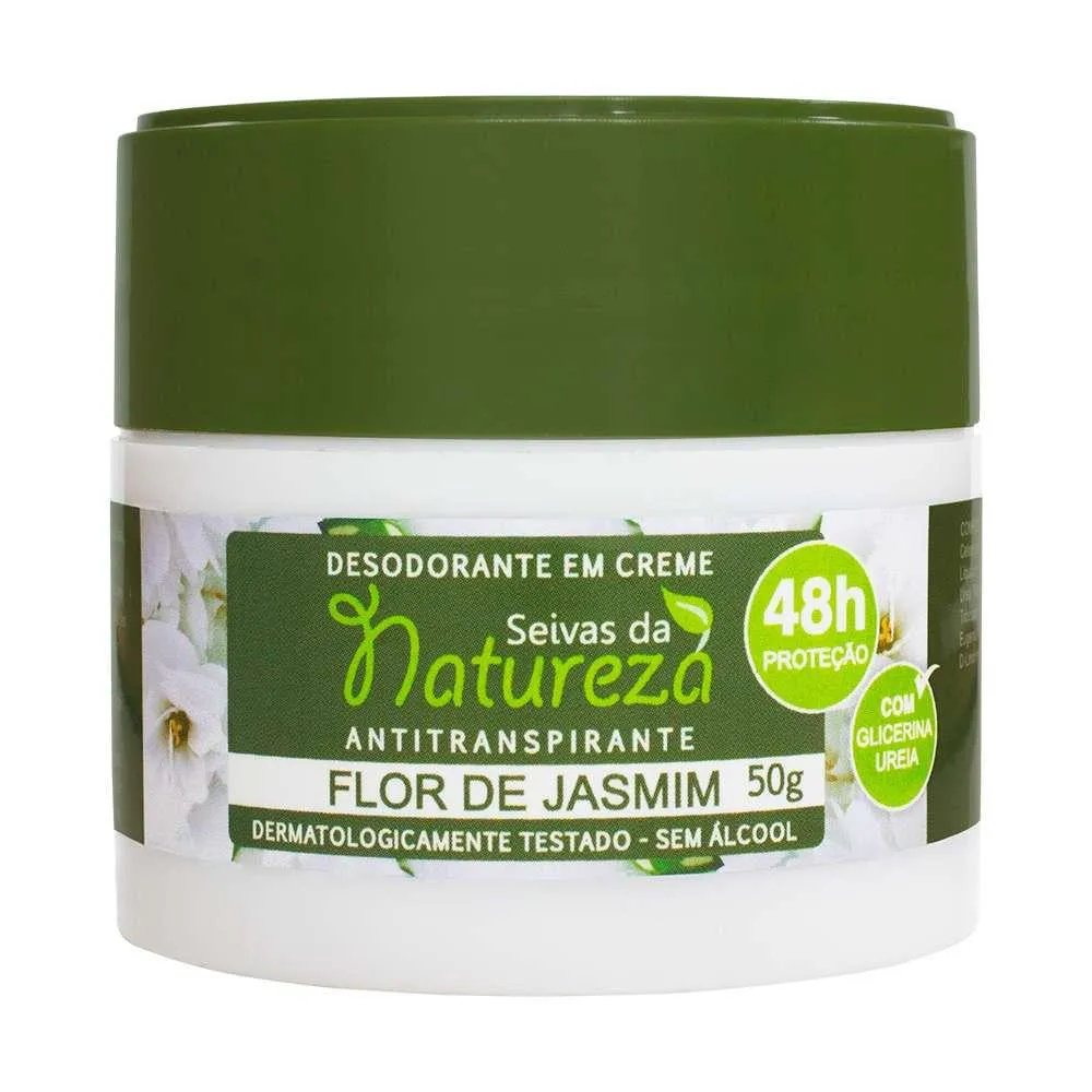 DESODORANTE CREME – SEIVAS DA NATUREZA 50G – FLOR DE JASMIM