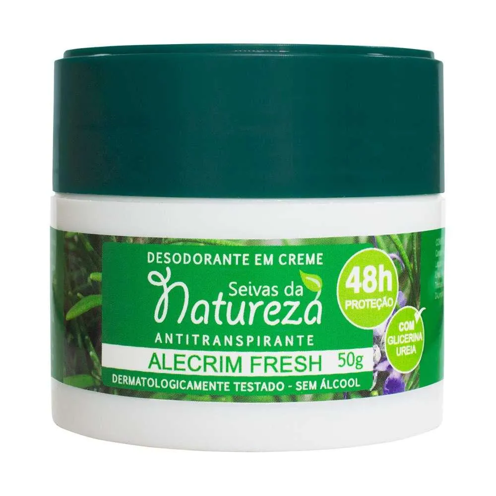 DESODORANTE CREME – SEIVAS DA NATUREZA 50G – ALECRIM FRESH