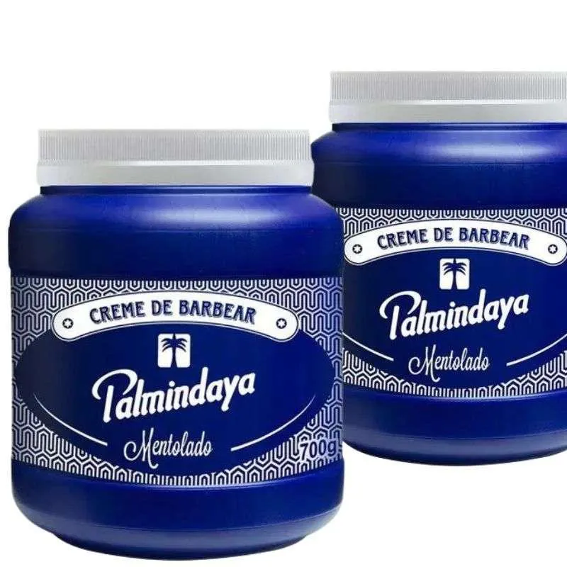 2 CREME BARBEAR PALMIDAYA 700G MENTOLADO