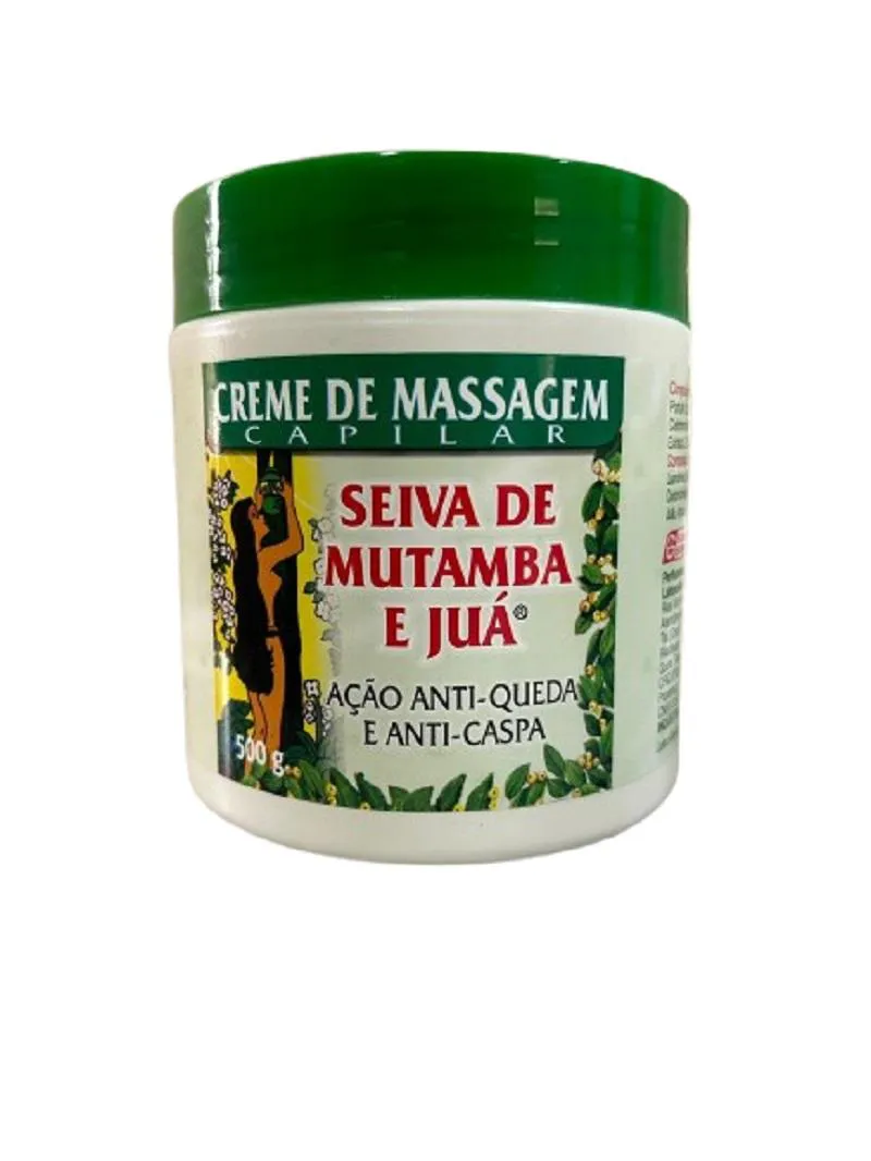 CREME DE MASSAGEM SEIVA DE MUTAMBA E JUá 500G