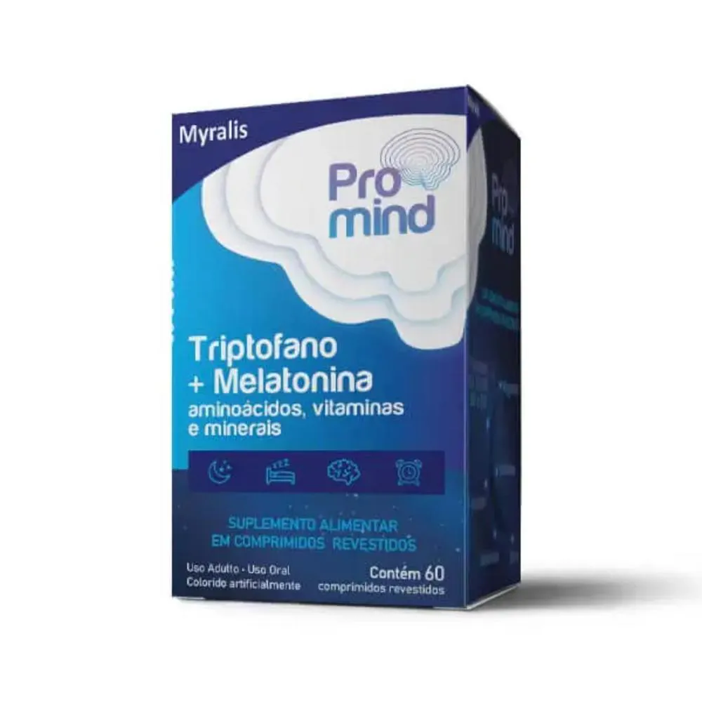 Promind Melatonina Triptofano c/60 Comprimidos