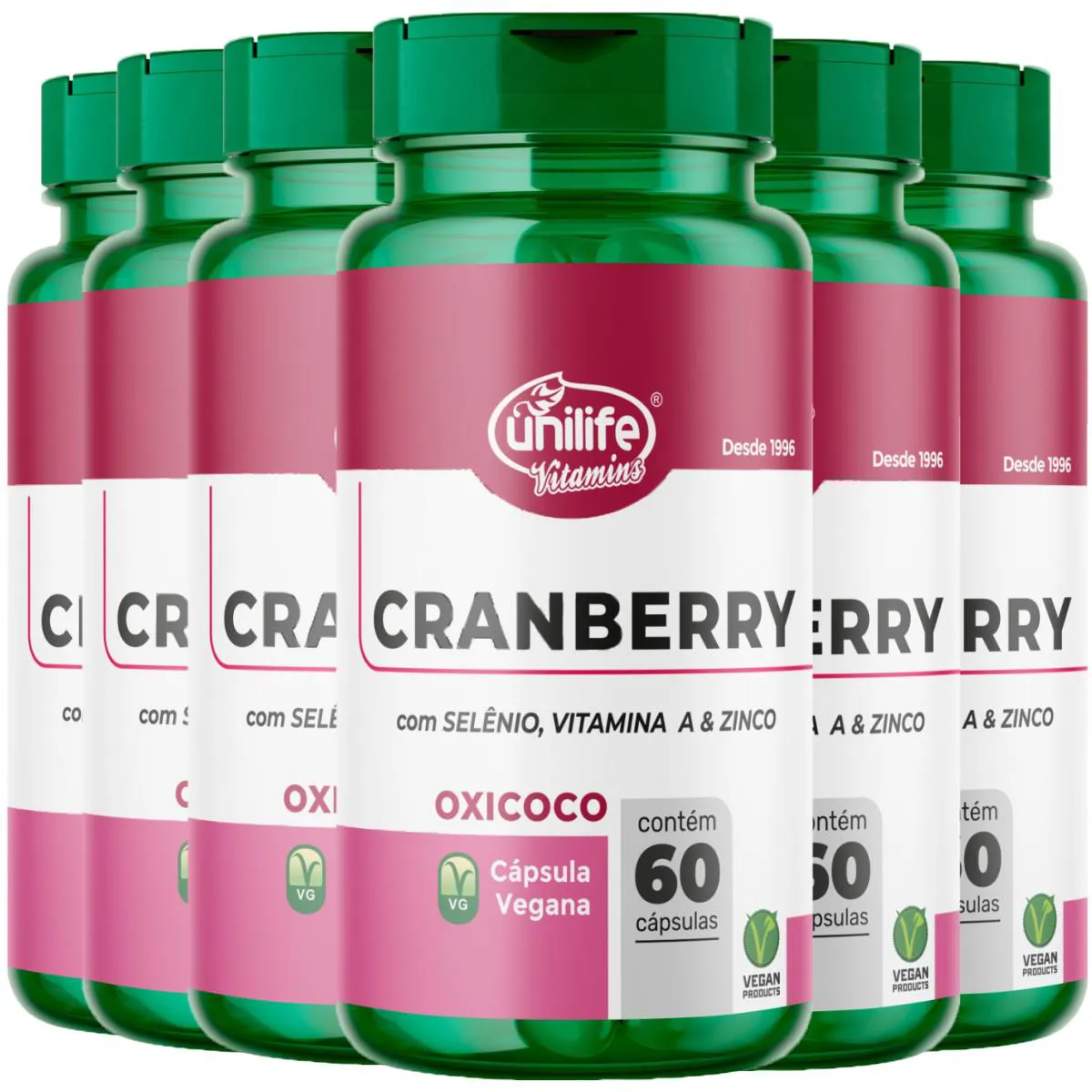 CRANBERRY 6 X 60 CáPSULAS UNILIFE