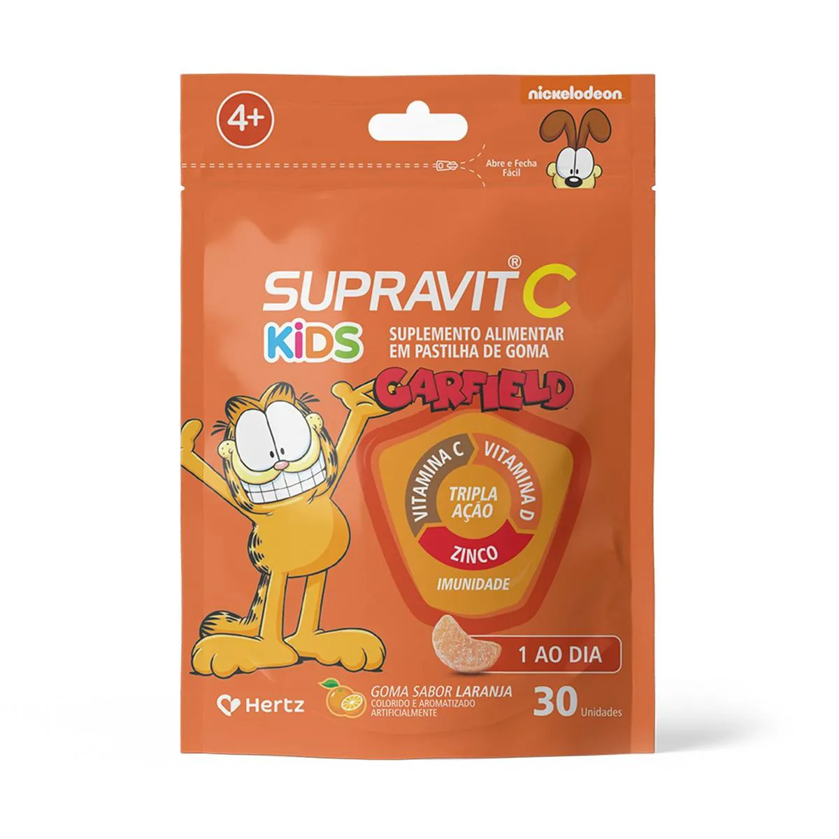 SUPRAVIT C KIDS VITAMINDO SABOR LARANJA C/ 30UN - HERTZ