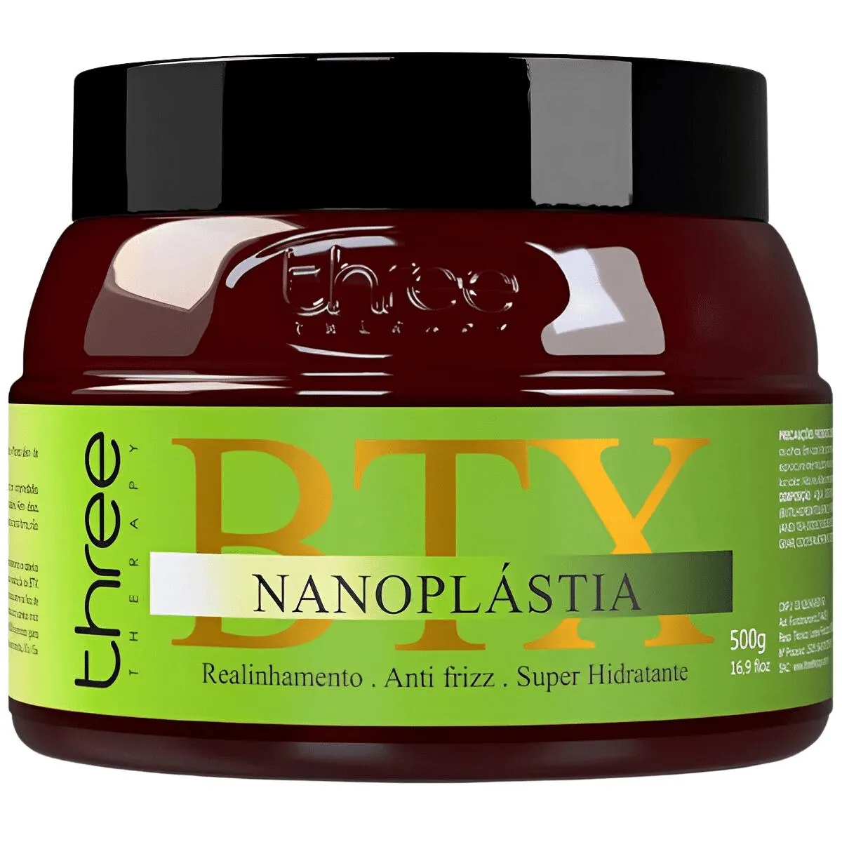 BTX CAPILAR ORGâNICO NANOPLáSTIA PANTOVIN 500G REDUZ VOLUME