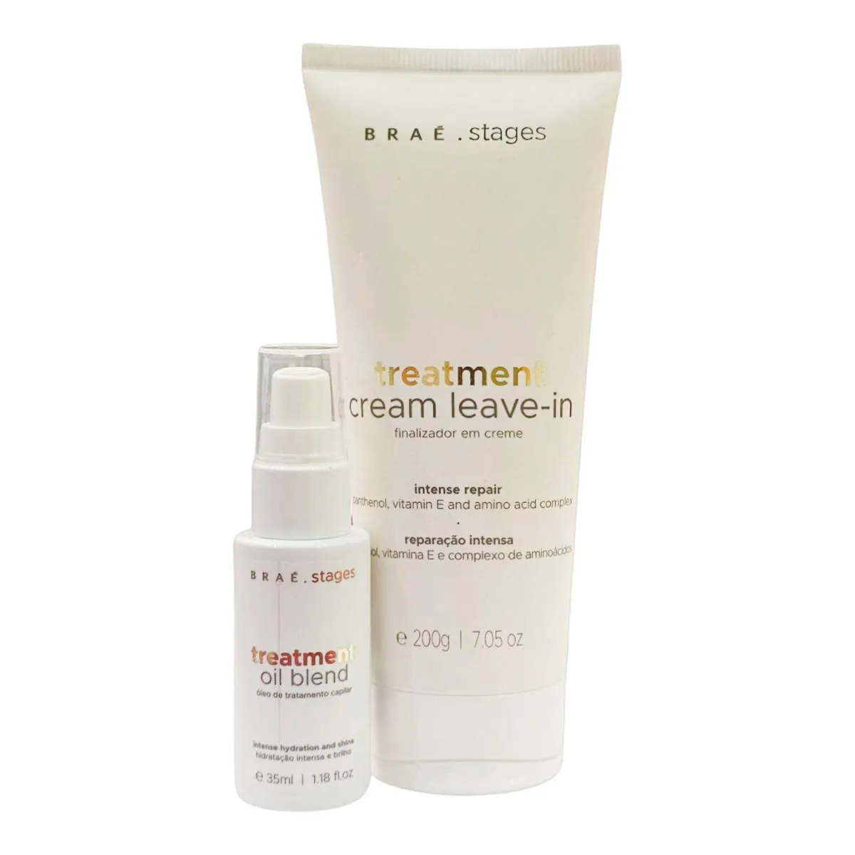 KIT BRAé STAGES TREATMENT - OIL BLEND 35ML + CREAM LEAVE-IN 200ML