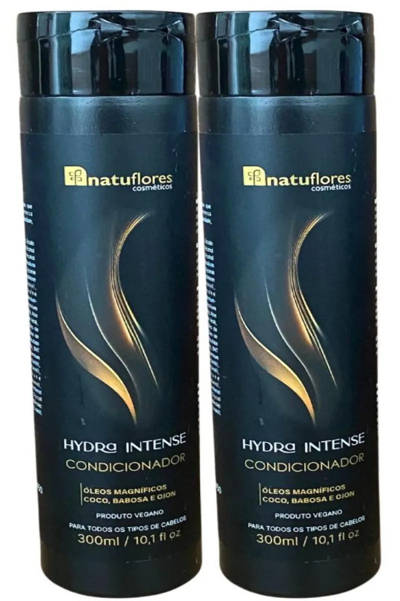 CONDICIONADOR  VEGANO HYDRA INTENSE OLEOS MAGNIFICOS 300 ML NATUFLORES KIT 2UN