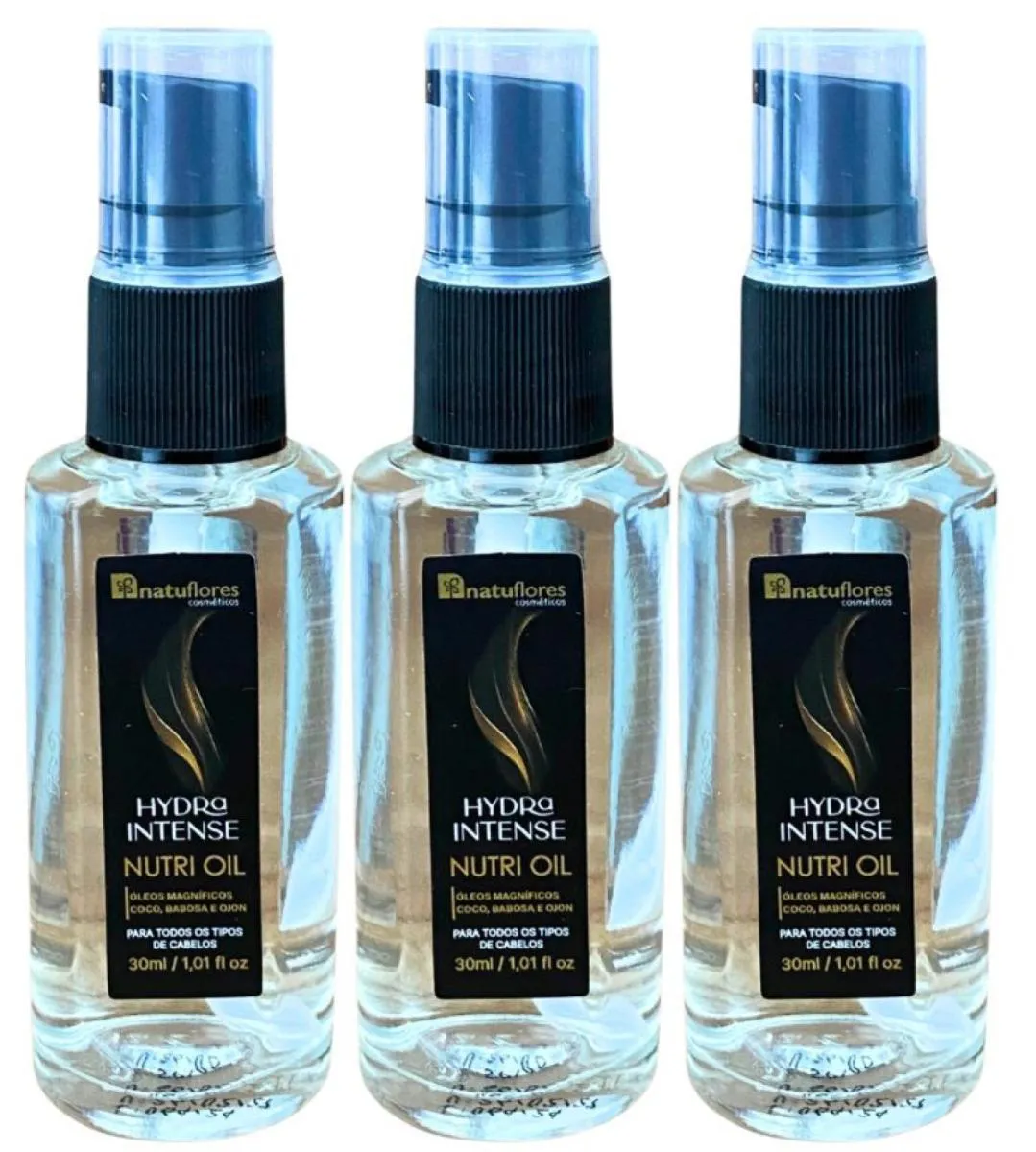 OLEO NUTRITIVO  VEGANO HYDRA INTENSE OLEOS MAGNIFICOS 30ML NATUFLORES KIT 3UN