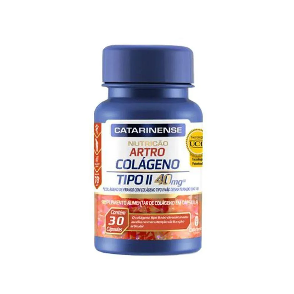 COLáGENO TIPO 2 40MG UC-II ARTRO CATARINENSE 30 CáPSULAS