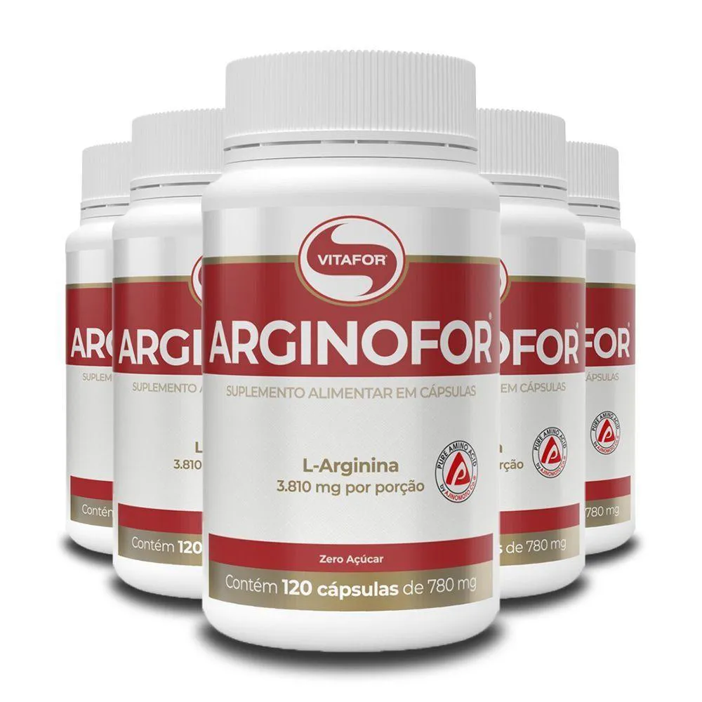 KIT 5 ARGINOFOR VITAFOR 120 CáPSULAS