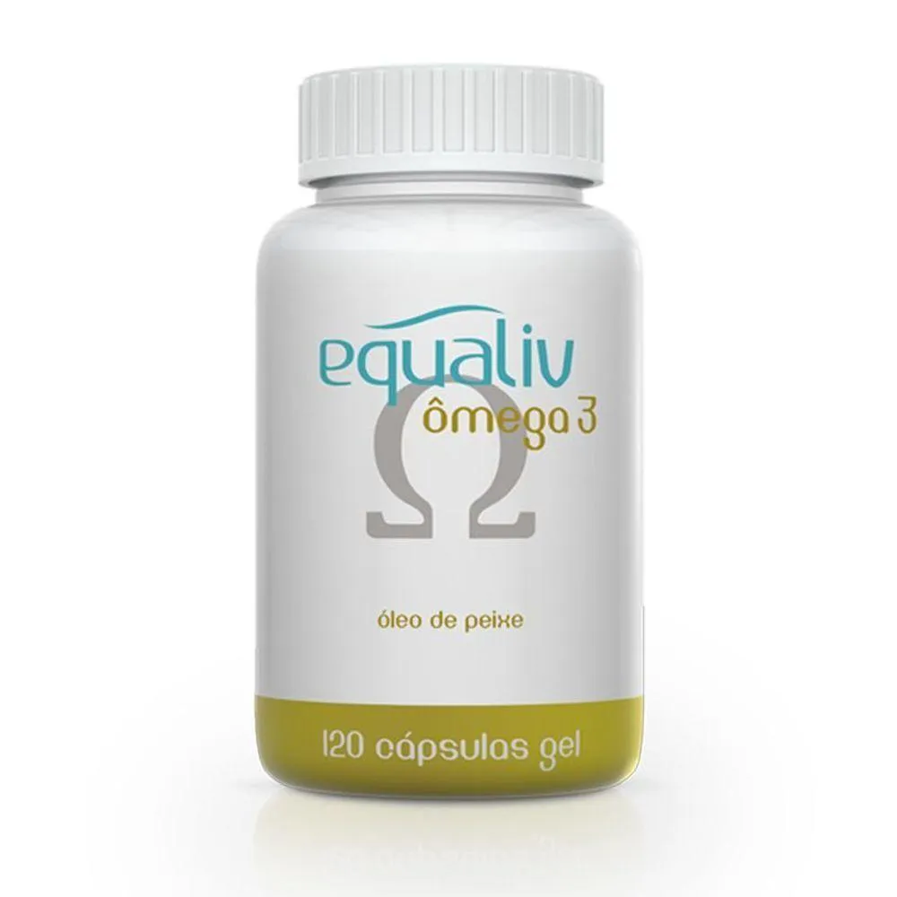 KIT 2 ÔMEGA 3 1000MG EQUALIV 120 CáPSULAS GEL