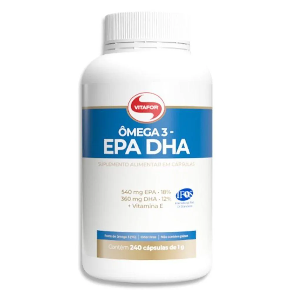ÔMEGA 3 EPA DHA 1G VITAFOR 240 CáPSULAS