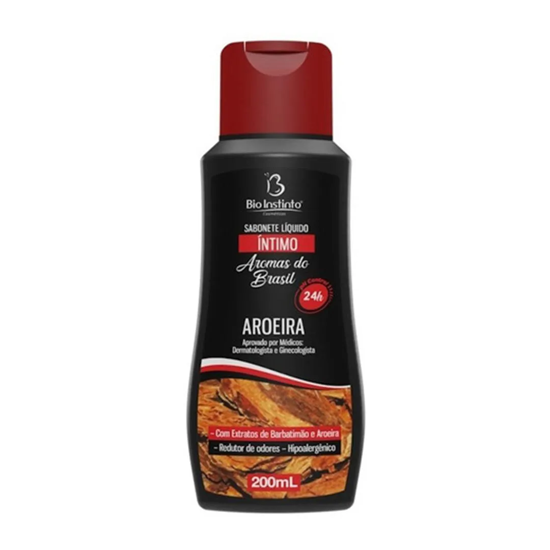 SABONETE LíQUIDO ÍNTIMO DE AROEIRA 200ML - BIO INSTINTO