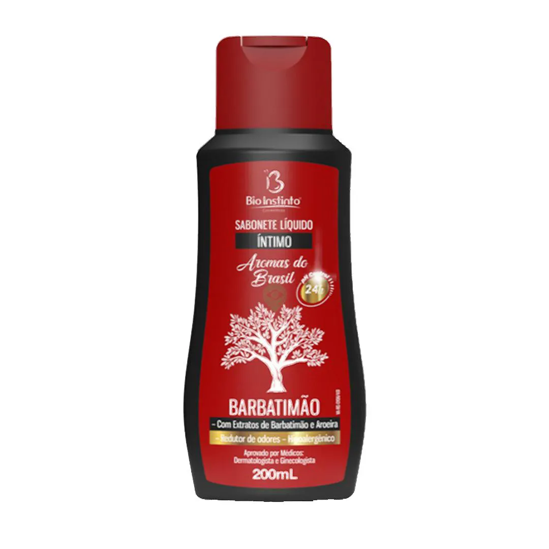 SABONETE LíQUIDO ÍNTIMO DE BARBATIMãO 200ML - BIO INSTINTO