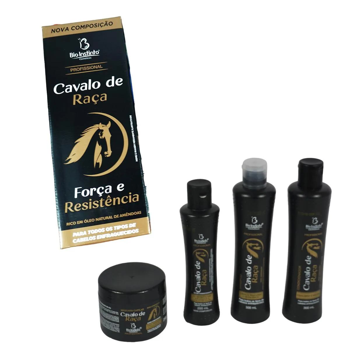 KIT CAPILAR CAVALO DE RAçA - FORçA E RESISTêNCIA