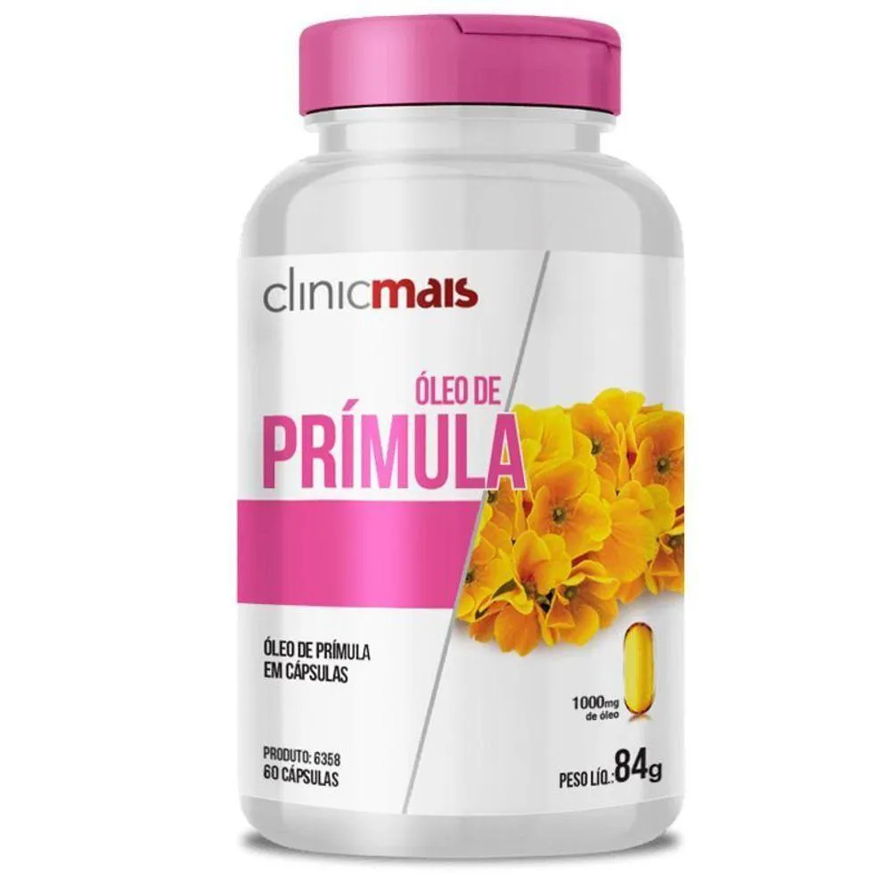 KIT 2 óLEO DE PRíMULA 1000MG CHá MAIS 60 CáPSULAS