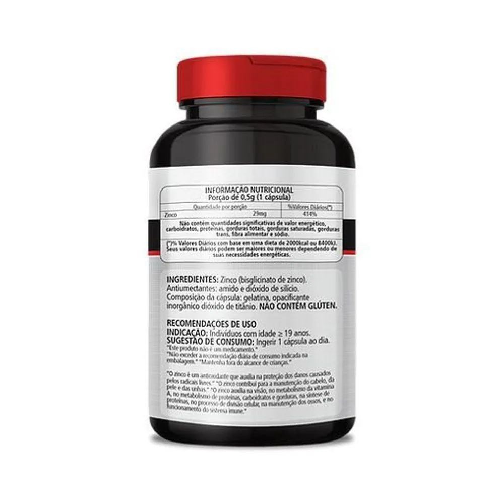 ZINCO QUELATO 500MG CLINIC MAIS 30 CáPSULAS