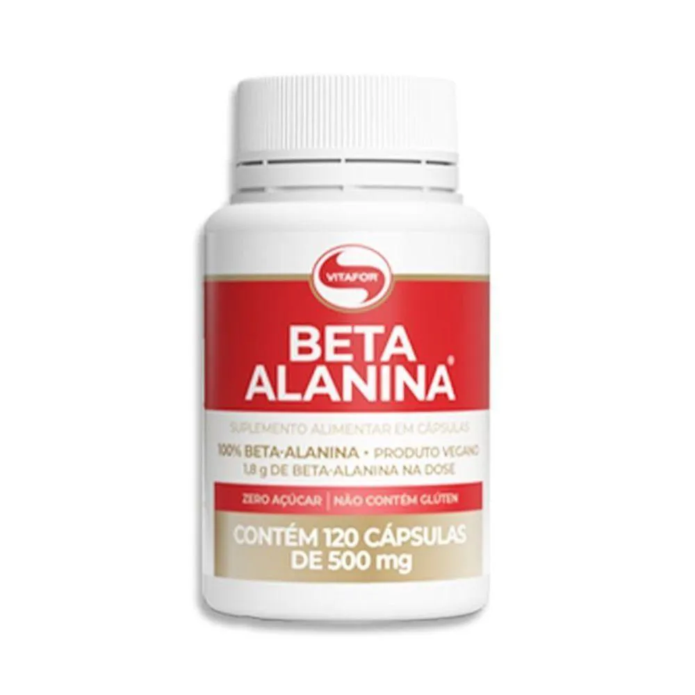 KIT 2 BETA ALANINA VITAFOR 120 CáPSULAS