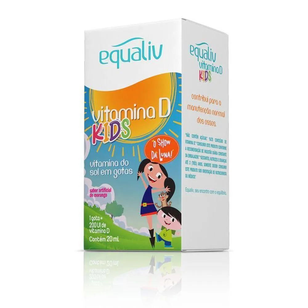 VITAMINA D 200UI KIDS EQUALIV 20ML EM GOTAS