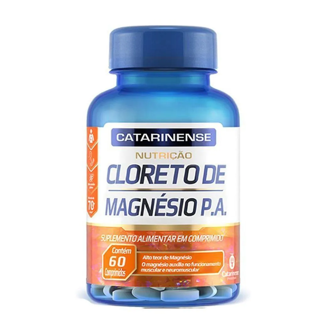 KIT 3 CLORETO DE MAGNéSIO P.A. CATARINENSE 60 CáPSULAS