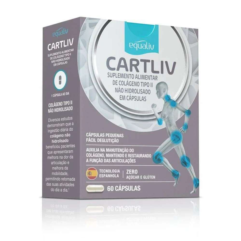 KIT 3 CARTILIV COLAGENO TIPO 2 EQUALIV 60 CáPSULAS